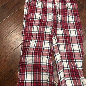Garage Red and White Plaid Lounge Pants